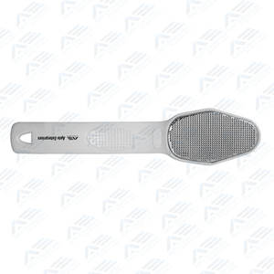 Grattoir à lime en acier inoxydable Extracteur de callosités double face en métal Râpe à pied professionnelle pour enlever la peau morte Instruments de beauté - Product Image 4