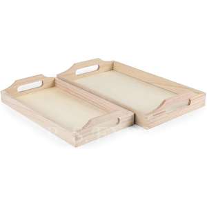 100% High Quality Wood Serving <b>Trays</b> for Hotels and Restaurants Use in Rectangular Shape at Cheaper Prices - Product Image 1