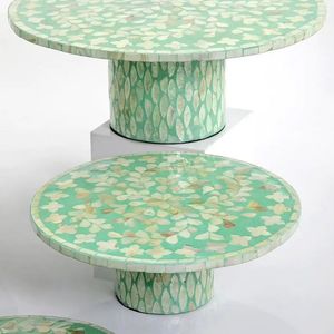 Haute demande ustensiles de cuisine gâteau outils à la main os incrustation résine époxy gâteau support Floral gâteau support Top qualité - Product Image 2