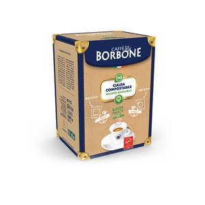 50 dosettes ESE Caffè Borbone, filtre en papier compostable 44 mm, mélange Gold - 0,14/dosette - Product Image 2