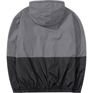 Chaqueta Cortavientos Ligera para Hombre con Capucha y Bolsillo, Impermeable de Secado Rápido y Transpirable, Chaqueta de Color Sólido para Actividades al Aire Libre - Product Image 2