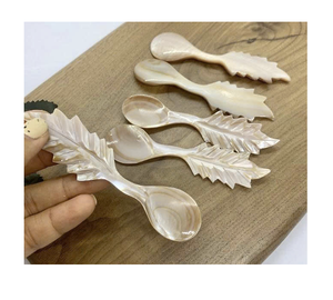 ช้อนศิลปะช้อนไข่มุกช้อนเปลือกหอยสำหรับการสั่งซื้อที่กำหนดเอง - Product Image 1