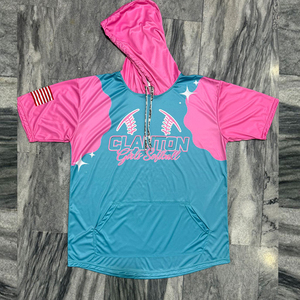 เสื้อฮู้ดแขนสั้นผู้ชายแบบสั่งทำพิเศษ เนื้อผ้าฟลีซน้ำหนักเบา ระบายอากาศได้ดี แห้งเร็ว คุณภาพสูง สำหรับฤดูหนาว - Product Image 3