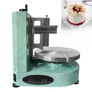 Automatic rotating cake cream coating machine, quick to use, time-saving and labor-saving cake spreader