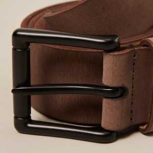 เข็มขัดหนังแท้สำหรับผู้ชายสายรัดชายยาว100-130ซม. กว้าง3.5ซม. - Product Image 3