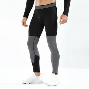 Vêtements de sport personnalisés pour hommes, collants de compression pour la course à pied, respirants, à séchage rapide, en coton élastique, en bambou, avec cordon de serrage à la taille, pour la salle de sport, le fitness - Product Image 4