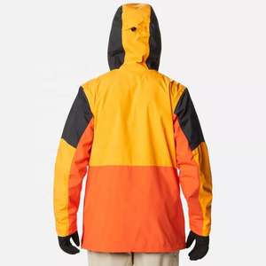 Chaqueta de esquí informal de talla grande para invierno, impermeable, cortavientos, transpirable, con cremallera, ecológica, con bordado frontal, para cross country y actividades al aire libre. - Product Image 4