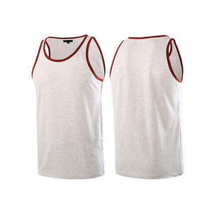 Vente en gros de débardeurs de fitness en polyester à épaules larges pour hommes débardeur de gymnastique pour hommes débardeur de vêtements de sport sans manches pour hommes - Product Image 5