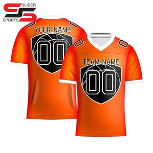 Venta al por mayor ropa deportiva personalizada ropa de fútbol americano sublimada 100% poliéster fútbol Jersey Rugby liso camisetas uniformes deportivos - Product Image 4