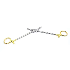 Porte-aiguilles manuel en acier inoxydable, instrument chirurgical réutilisable, stérilisation à haute température pour une suture sécurisée et précise - Product Image 6