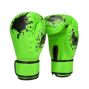 Guantes de Boxeo de Cuero Vacuno de Alta Calidad Profesional Más Vendidos de 8oz 12oz para Adultos Hechos en Pakistán para Artes Marciales al Aire Libre - Product Image 1