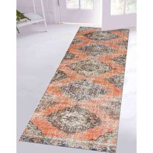 Alfombra con Estampado Floral Vibrante, Inspirada en los Navajo, Moderna, para Dormitorio, Baño, Alfombra de Terciopelo de Lujo - Product Image 1