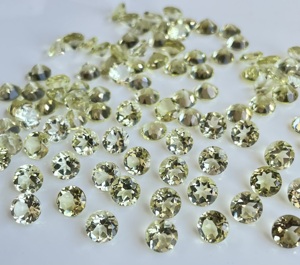 Cuarzo Natural de limón, redondo, 3mm a 6mm, calidad AAA, calidad superior - Product Image 4