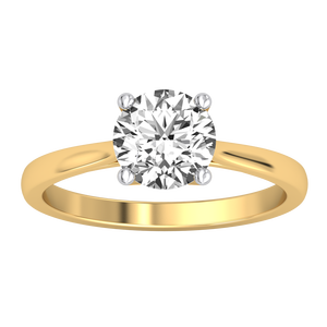 Anillo de Mujer Chapado en Oro Blanco de 9K de Divya Creations, Recién Llegado, Claridad VS, Corte Brillante, Diamante Cultivado en Laboratorio de 1.3ct, Certificado IGI - Product Image 2