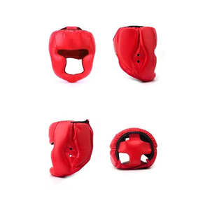 Protector de cabeza de cuero de diseño personalizado de alta calidad precio al por mayor casco de boxeo - Product Image 2