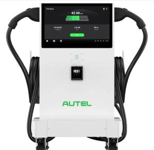 Available MaxiCharger <b>3</b> Phase D.C Compactss Mobile Portable 40kw Fast Charger Dual Port <b>Charging</b> Station on Wheels 25ft Cable - Product Image 1