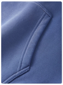 Custom Fashionable Winter Sun Fade Wash Pullover Hoodies <b>Thick</b> 100% Cotton Fleece Casual Loose Shoulder Regular Fit Hoodies - Product Image 3