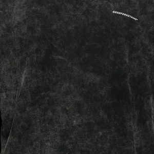 T-shirt lourd lavé à l'acide de couleur grise le plus vendu à vendre avec logo et design personnalisés taux de gros OEM respirant - Product Image 5