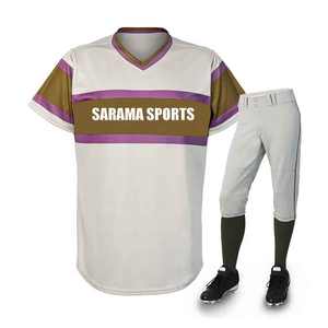 Conjunto de Camiseta y Pantalones Cortos de Béisbol de Diseño Profesional Personalizado, Uniforme de Béisbol de Secado Rápido de Buena Calidad - Product Image 1