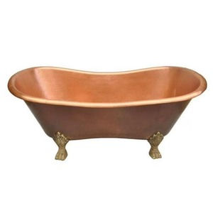 Baignoire sur pattes autoportante au design personnalisé pour spa et maison baignoire au fini martelé antique en vente de gros - Product Image 3