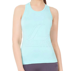 Camisetas sin mangas para mujer personalizables de alta calidad del mejor fabricante, estilo informal transpirable, hechas en fábrica con alta etiqueta y baja tasa - Product Image 1