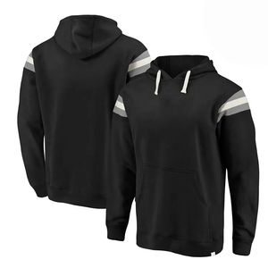 Sudaderas con capucha Jogging Wear Hombres Colores divididos en blanco Jersey Manga larga Doble capa Con capucha Casual Cordón Entrenamiento Sudadera con capucha - Product Image 4