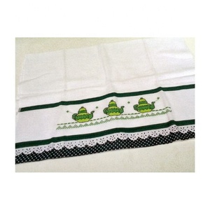 Ensembles de torchons de taille personnalisée à séchage rapide en coton biologique tissé 100% de haute qualité pour le nettoyage de la cuisine vente chaude en Inde - Product Image 3