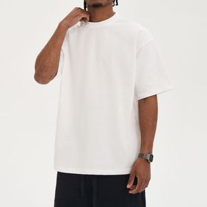 T-shirts polo pour hommes lourds T-shirt de golf Streetwear avec logo personnalisé vierge - Product Image 4