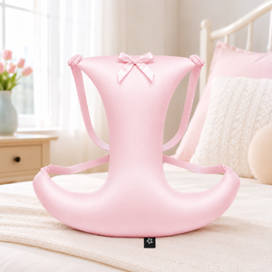 Customized Pink Bow Breast <b>Pillow</b> Soft Supportive Chest <b>Pillow</b> for Women Sleeping Nursing Relaxing Bedroom Decor - Product Image 1