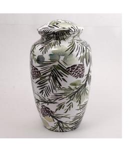 Urna de cremación de aluminio para cenizas humanas para adultos-Urna de almacenamiento de cenizas conmemorativas funerarias hechas a mano-Asequible - Product Image 2