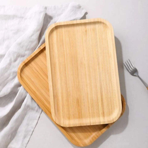 Bandeja DE SERVICIO DE MADERA india tradicional con motivos pintados a mano para festivales de decoración cultural comedor de regalo de glowin fashion - Product Image 2