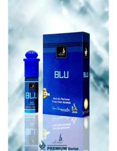 AL MAS Blu Premium Attar Perfume Roll-On 6ML |   Aceite de Fragancia Concentrado de Lujo |   Perfume Árabe Unisex de Larga Duración - Product Image 1