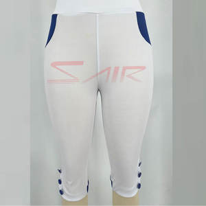 Haute qualité femmes Fitness Capri Leggings nouveau Style à la mode solide sans couture extensible pantalons de sport levage Fitness - Product Image 2