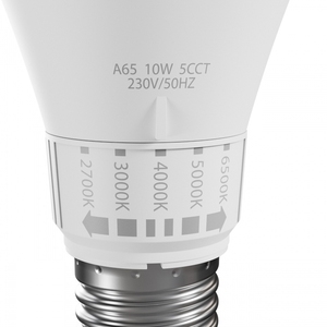 Lampada LED standard E27 con pulsante di selezione a 5 tonalità CCT 10W (Spectrum WOJ+14715) - Product Image 4