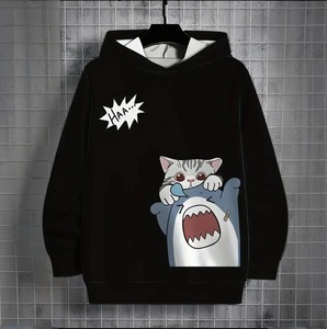 Pull à capuche décontracté 100% coton pour hommes Nouveau personnalisé 3D imprimé par sublimation respirant saison d'automne brodé - Product Image 6