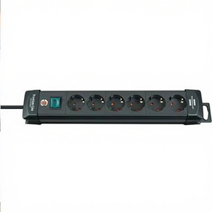 ปลั๊กพ่วง Brennenstuhl Premium-Line 6 ช่อง สายยาว 3 เมตร สีดำ - Product Image 2