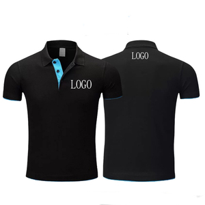 T-shirts polo 100% coton à manches courtes pour hommes OEM avec logo anti-rides pour personnaliser votre propre style. - Product Image 4