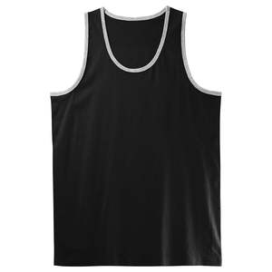 Débardeurs pour hommes de haute qualité, coupe ajustée, pour la gym et le fitness, vente en gros, personnalisables, écologiques, respirants, à séchage rapide, en polyester/coton - Product Image 2