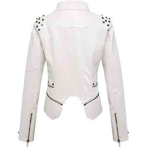 Vêtements en cuir pour femmes, mode streetwear, veste pour femmes, vestes grandes tailles, vêtements pour femmes - Product Image 6