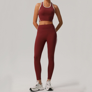 <b>Women</b> Seamless <b>Yoga</b> Suit Sports Bra High Waist <b>Leggings</b> & Shorts Gym Set Comfortable Stretchy Sportswear Active Workouts - Product Image 2