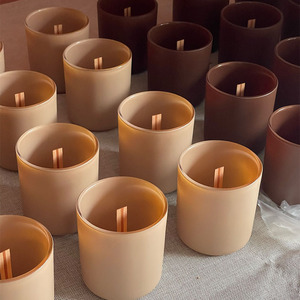 Aikun โถแก้วทำด้วยมือเทียนถั่วเหลืองมังสวิรัติพร้อมน้ำมันหอมระเหยธรรมชาติบรรจุภัณฑ์ของขวัญเทียนหอม - Product Image 4