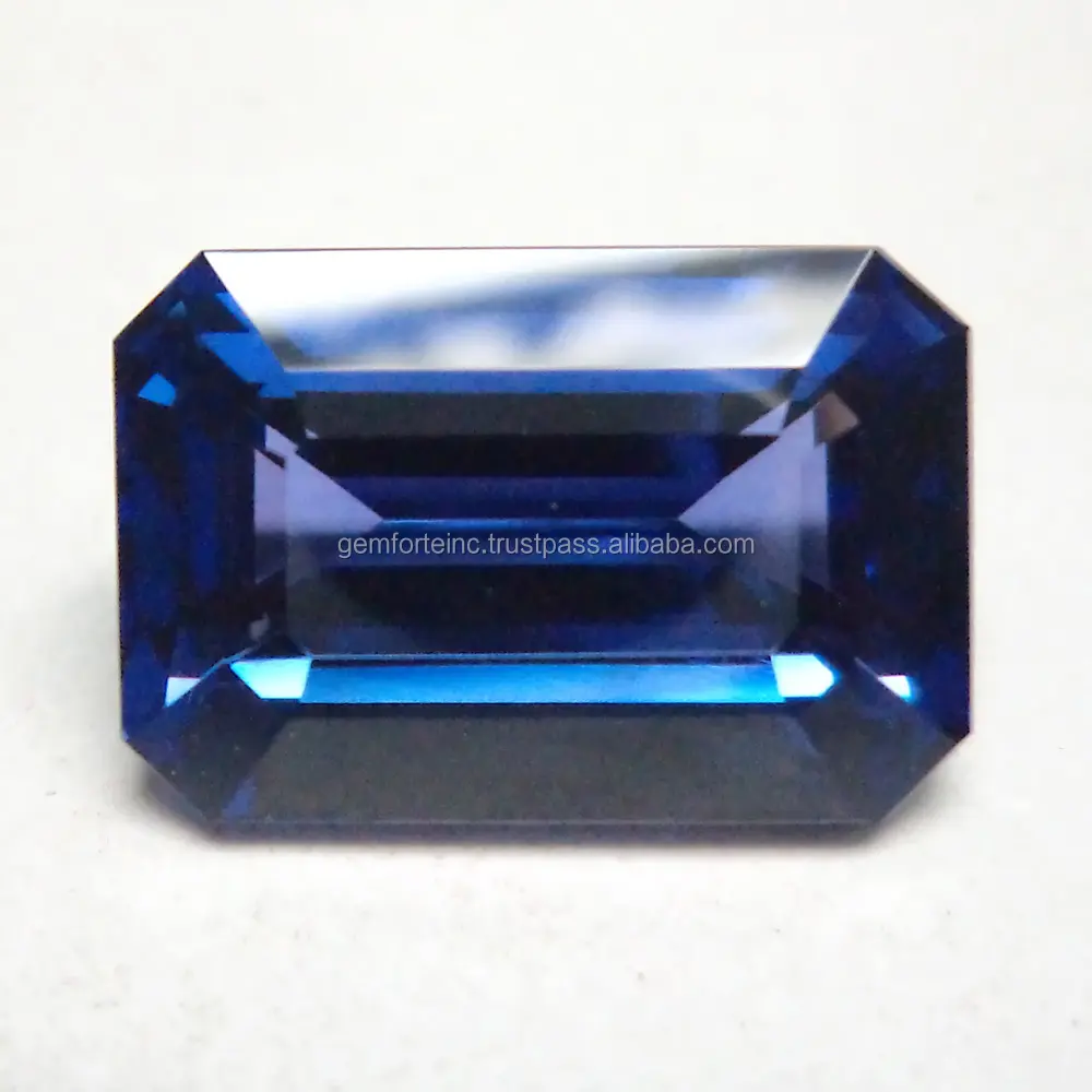 Tanzanite Đá Quý Hình Chữ Nhật Ngọc Kết Hợp Hình Dạng Hiệu Chuẩn Màu Xanh Tanzanite Aaa Lớp Loose Đá Quý Bán Buôn Tự Nhiên Tanzanite