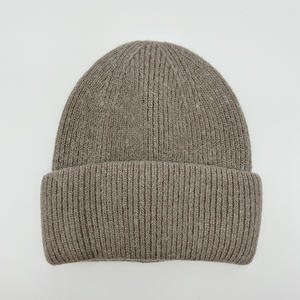 Unisex Winter Knit Beanie Hat Thick Fluffy Wool Blend Double Flap Quick Dry Lightweight Adjustable Travel Outdoor Wholesale - Product Image 5