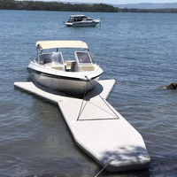 Station de plate-forme de quai de ponton des îles flottantes gonflables Offre Spéciale Y pour la plate-forme de quai gonflable de bateau et de jet ski