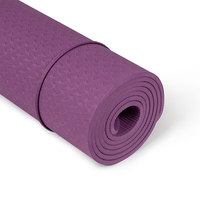 Tapis de yoga en mousse EVA TPE écologique, durable, léger, antidérapant, fournisseur OEM, protection des articulations pour la gym et le sport, imperméable, extérieur