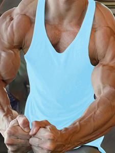 Singulet de gymnastique en polyester et élasthanne haute élasticité, tissu personnalisé pour hommes, 87% polyester 13% - Product Image 4