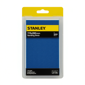 Feuilles de ponçage Stanley 115x280mm avec 14 trous, multipack abrasifs - Product Image 2