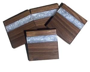 Factory Supply Acacia Coasters With Holder Drink Tea Custom Coasters Shape and Size at <b>Star</b> Crafts India - Product Image 6