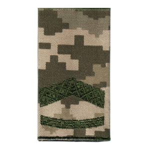Ukraine <b>Slide</b> New Camo Epaulet Senior sergeant Shoulder Epaulets U.S <b>Navy</b> Soft Canvas Fabric Embroidered Reusable Sew-On Badge - Product Image 3