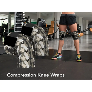 Bandes de soutien pour les poignets et les genoux pour l'entraînement physique et la musculation, qualité supérieure, matériau élastique pour la musculation lourde - Product Image 6